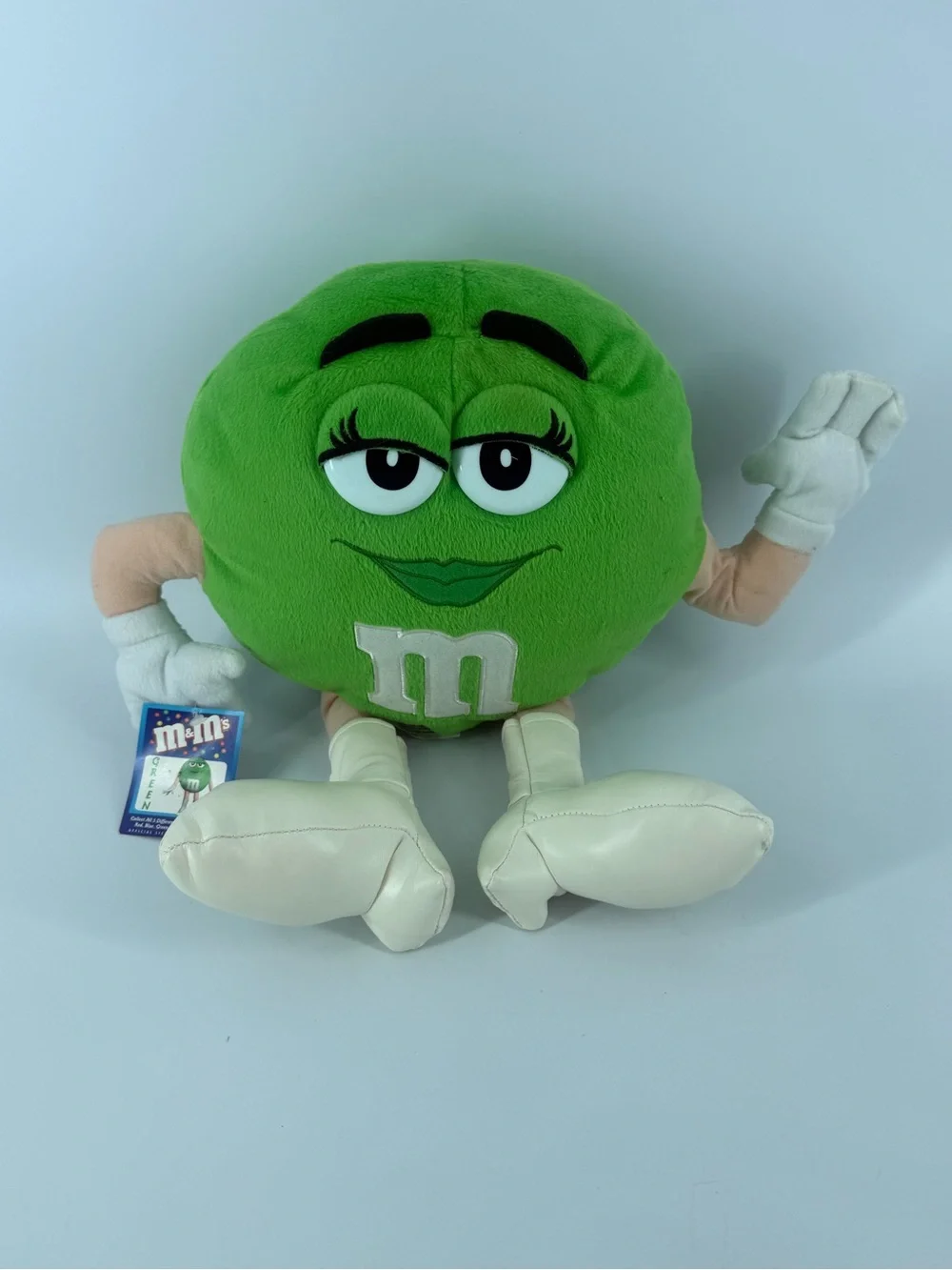 Vintage 2001 Nanco Green M&M Plush 17